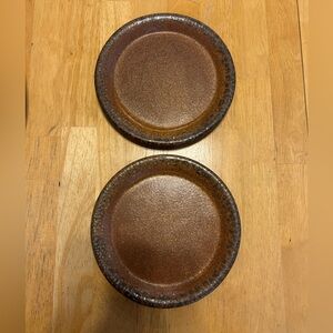 McCoy Canyon Mesa Stoneware 7 1/4” Bread/ Salad Plates Set Of 2  Vintage
